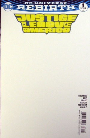 [Justice League of America (series 5) 1 (variant blank cover)]