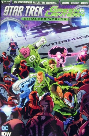 [Star Trek / Green Lantern Vol. 2 #3 (regular cover - Angel Hernandez)]