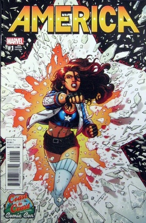[America No. 1 (1st printing, variant Coast to Coast Comic Con cover - Joyce Chin)]