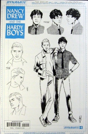 [Nancy Drew and the Hardy Boys - The Big Lie #1 (Cover D - Werther Dell'Edera Character Design Incentive, Hardy Boys)]