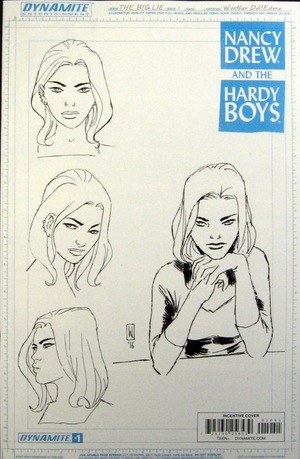 [Nancy Drew and the Hardy Boys - The Big Lie #1 (Cover E - Werther Dell'Edera Character Design Incentive, Nancy Drew)]