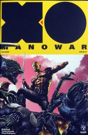 [X-O Manowar (series 4) #1 (1st printing, Variant Interlocking Cover - Mico Suayan)]