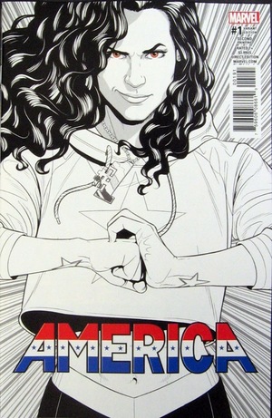 [America No. 1 (2nd printing, Jamie McKelvie B&W cover)]