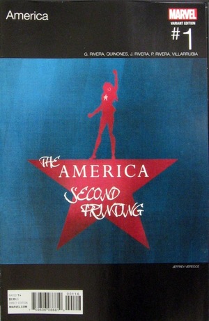 [America No. 1 (2nd printing, Jeffrey Veregge Hip Hop cover)]