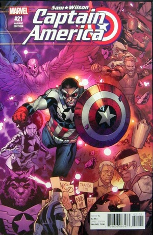 [Captain America: Sam Wilson No. 21 (variant cover - R. B. Silva)]