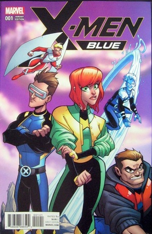 [X-Men Blue No. 1 (1st printing, variant cover - Bill Martin)]