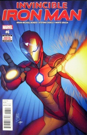 [Invincible Iron Man (series 3) No. 6 (standard cover - Stefano Caselli)]