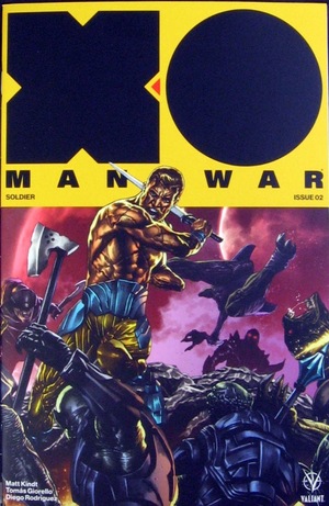 [X-O Manowar (series 4) #2 (Variant Interlocking Cover - Mico Suayan)]