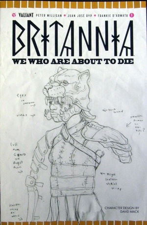 [Britannia - We Who Are About To Die #1 (Variant Character Design Cover - David Mack)]