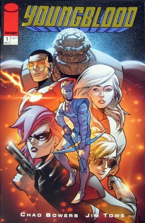 [Youngblood (series 5) #1 (1st printing, variant gold logo cover - Jim Towe)]
