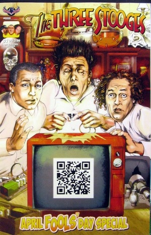 [Three Stooges - April Fools' Day Special #1 (QR Talking Cover - Greg LaRocque)]