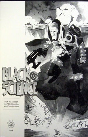 [Black Science #30 (Cover C - Spawn B&W variant)]