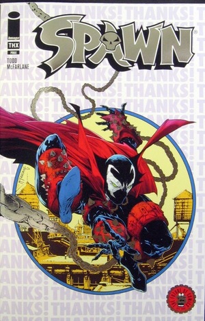 [Spawn - Thanks! (silver foil cover, signed)]