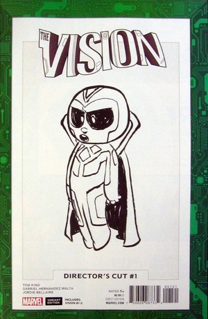 [Vision Director's Cut No. 1 (variant B&W cover - Skottie Young)]