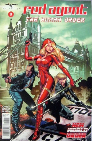 [Red Agent - The Human Order #8 (Cover A - Sean Chen)]