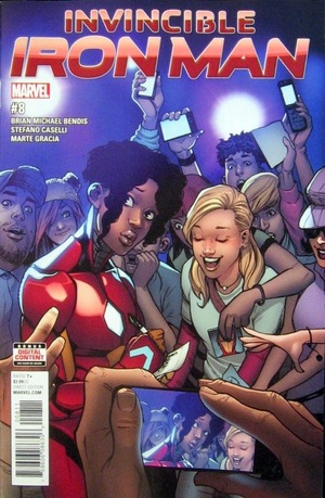 [Invincible Iron Man (series 3) No. 8 (standard cover - Stefano Caselli)]