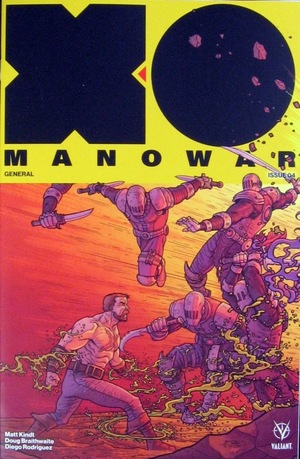 [X-O Manowar (series 4) #4 (Variant Interlocking Cover - Ryan Bodenheim)]