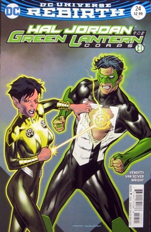 [Hal Jordan and the Green Lantern Corps 24 (variant cover - Kevin Nowlan)]