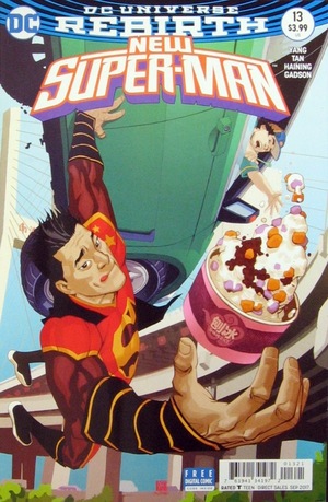 [New Super-Man 13 (variant cover - Bernard Chang)]