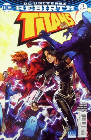 [Titans (series 3) 13 (variant cover - Dan Mora)]