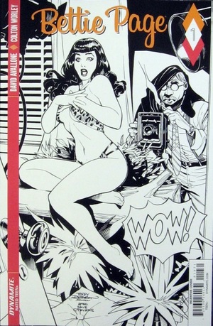 [Bettie Page #1 (Cover G - Terry & Rachel Dodson B&W Incentive Cover)]