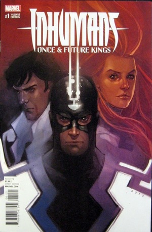 [Inhumans: Once and Future Kings No. 1 (variant cover - Phil Noto, white logo)]