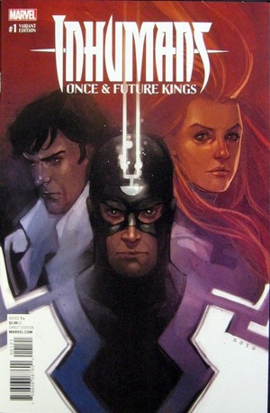 [Inhumans: Once and Future Kings No. 1 (variant cover - Phil Noto, white logo)]