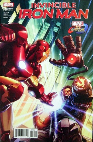 [Invincible Iron Man (series 3) No. 10 (variant Marvel Vs. Capcom Infinite cover - Joe Ng)]