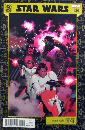 [Star Wars (series 4) No. 34 (variant 40th Anniversary cover - Daniel Acuna)]