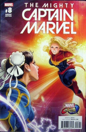 [Mighty Captain Marvel No. 8 (variant Marvel Vs. Capcom Infinite cover - Shinkiro)]