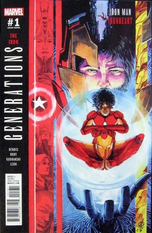 [Generations - Iron Man & Ironheart No. 1 (1st printing, variant cover - Marco Rudy)]