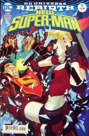 [New Super-Man 15 (variant cover - Bernard Chang)]