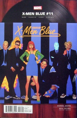 [X-Men Blue No. 11 (variant Rock and Roll cover - Daniel Acuna)]