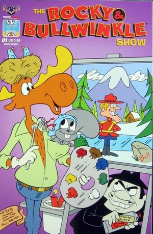 [Rocky & Bullwinkle Show #1 (main cover - S. L. Gallant)]