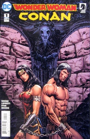 [Wonder Woman / Conan 1 (variant cover - Liam Sharp)]