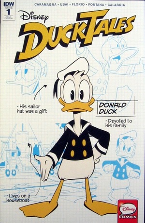 [DuckTales (series 4) No. 1 (1st printing, Retailer Incentive Cover A - Marco Ghiglione Character Design)]