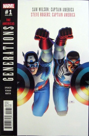 [Generations - Sam Wilson: Captain America & Steve Rogers: Captain America No. 1 (1st printing, variant cover - John Cassaday)]