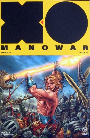 [X-O Manowar (series 4) #7 (Variant Interlocking Cover - Ryan Bodenheim)]