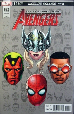 [Avengers (series 6) No. 672 (1st printing, variant headshot cover - Mike McKone)]