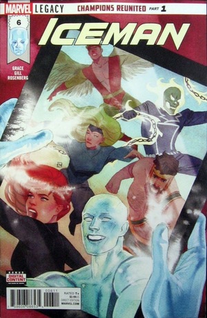 [Iceman (series 3) No. 6 (1st printing, standard cover - Kevin Wada)]