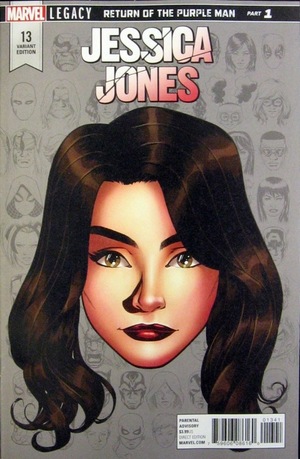 [Jessica Jones (series 2) No. 13 (1st printing, variant headshot cover - Mike McKone)]