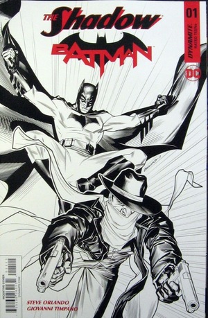 [Shadow / Batman #1 (Cover K - Brandon Peterson B&W Retailer Incentive)]