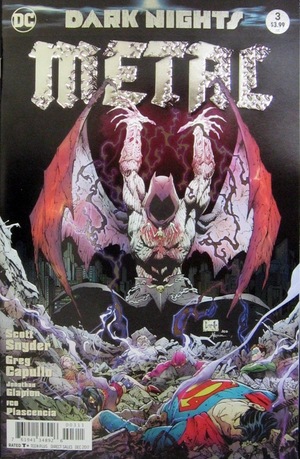 [Dark Nights - Metal 3 (1st printing, standard cover - Greg Capullo foil logo)]