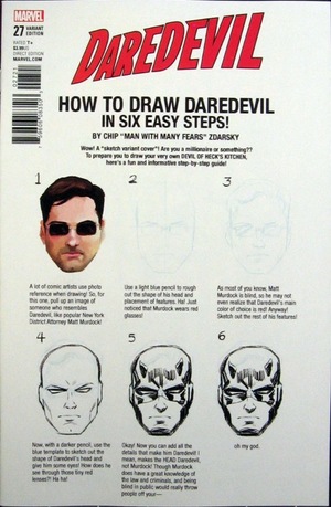 [Daredevil (series 5) No. 27 (variant How to Draw cover - Chip Zdarsky)]