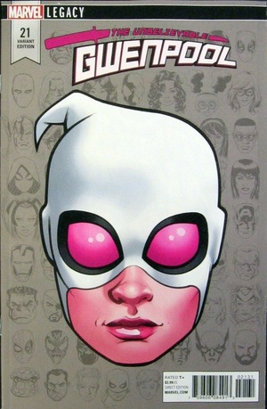 [Gwenpool No. 21 (1st printing, variant headshot cover - Mike McKone)]