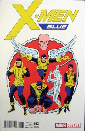[X-Men Blue No. 13 (1st printing, variant 1965 T-shirt cover - Jack Kirby)]