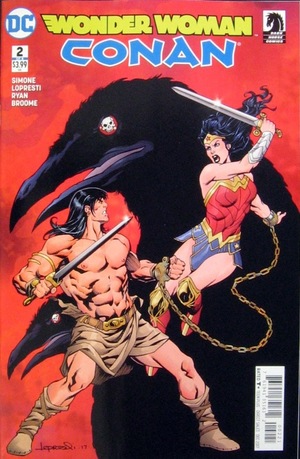[Wonder Woman / Conan 2 (variant cover - Aaron Lopresti)]