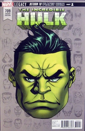 [Incredible Hulk (series 4) No. 709 (1st printing, variant headshot cover - Mike McKone)]