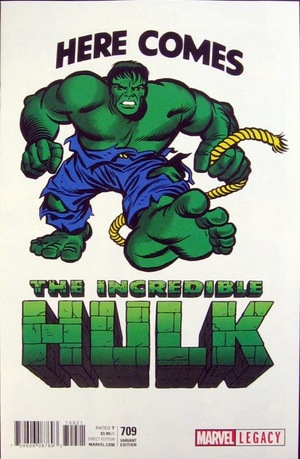[Incredible Hulk (series 4) No. 709 (1st printing, variant 1965 T-shirt cover - Jack Kirby)]