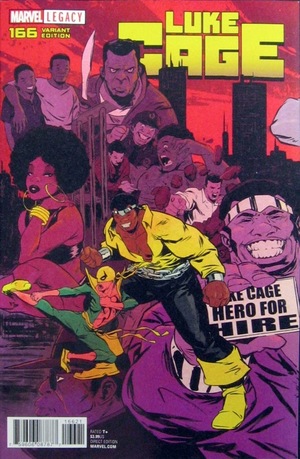 [Luke Cage No. 166 (variant connecting cover - Sanford Greene)]